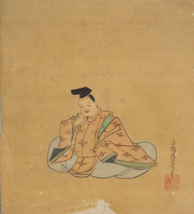 Poeta immortale, XVII secolo da Kano Shoun