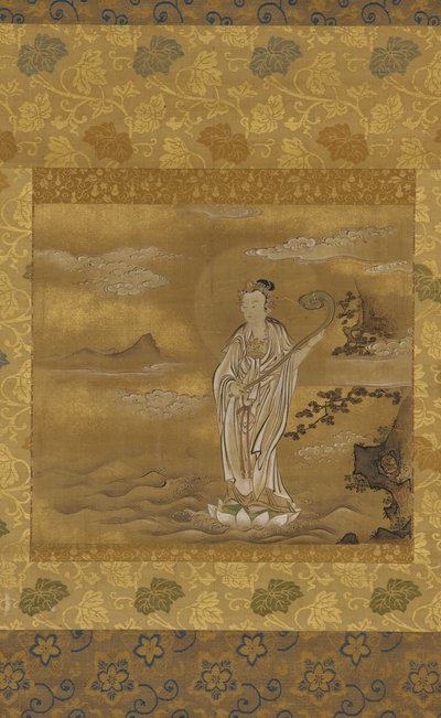Bodhisattva che attraversa il mare da Kanō Tan’yū