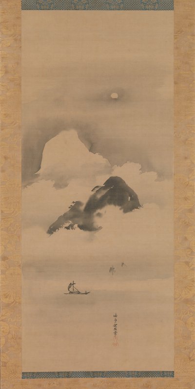 Paesaggio al chiaro di luna, dopo il 1662 da Kanō Tan’yū