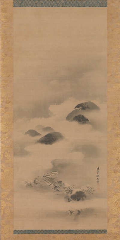 Paesaggio al chiaro di luna, dopo il 1662 da Kanō Tan’yū