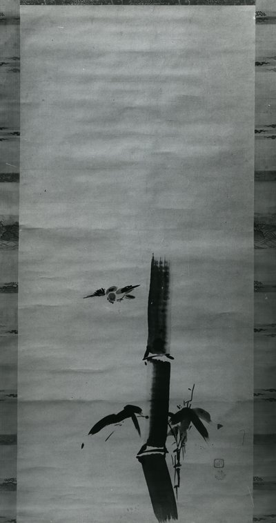 Passero e bambù da Kanō Tan’yū