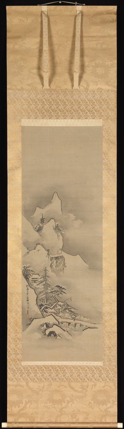 Paesaggio invernale, 1662 da Kanō Tan’yū