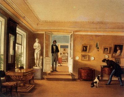 Interno russo da Kapiton Alekseevich Zelentsov