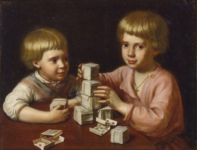Bambini che giocano da Kapiton Stepanovich Pavlov