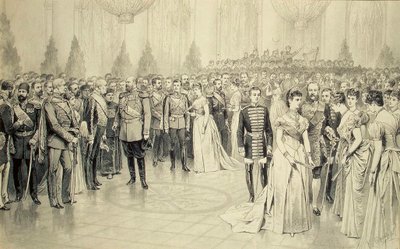 Ballo di corte nella Sala di San Nicola del Palazzo d
