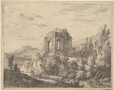 Veduta di rovine che mostrano l