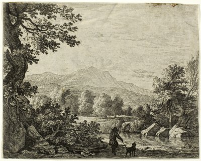 Uomo con cane da Karel Dujardin