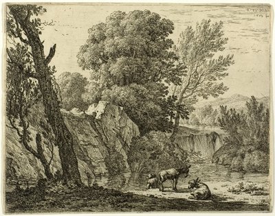 Il facchino con due asini da Karel Dujardin