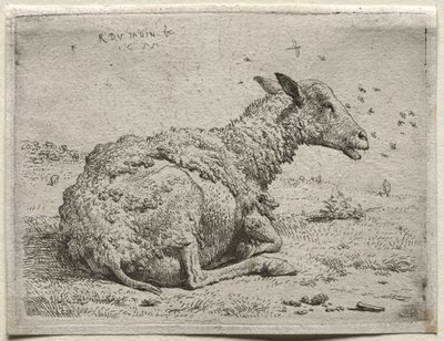 La pecora e le mosche da Karel Dujardin