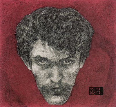 Autoritratto rosso da Karel Hlavácek