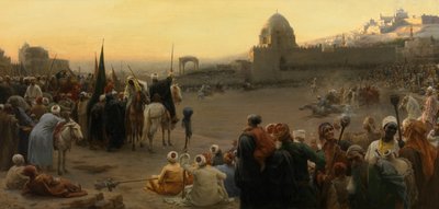 Fantasia in Egitto (olio su tela) da Karel Ooms