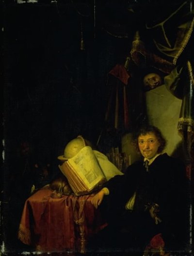 Ritratto di un uomo in un interno da Karel Slabbaert