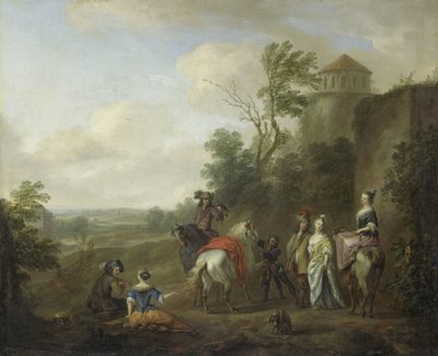 Una battuta di caccia da Karel van Falens