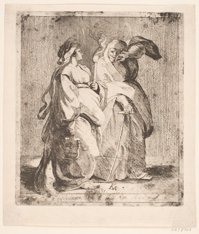 Giuditta con la sua serva da Karel van III Mander