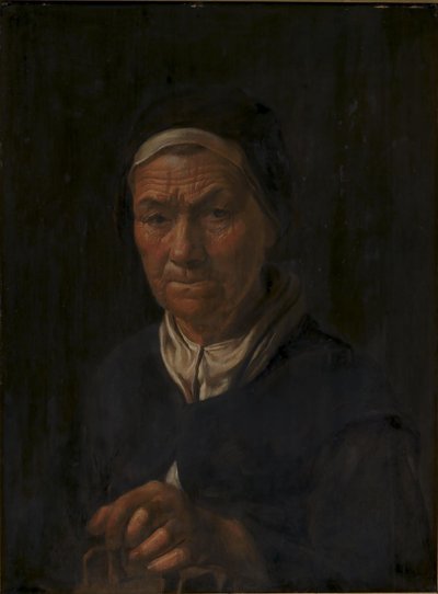 Ritratto di una vecchia, moglie di Christian Jacobsen Drakenberg, nata Bagge (?) da Karel van III Mander
