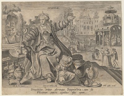 Ricchezze Divitiae, ca. 1600 da Karel van Mallery