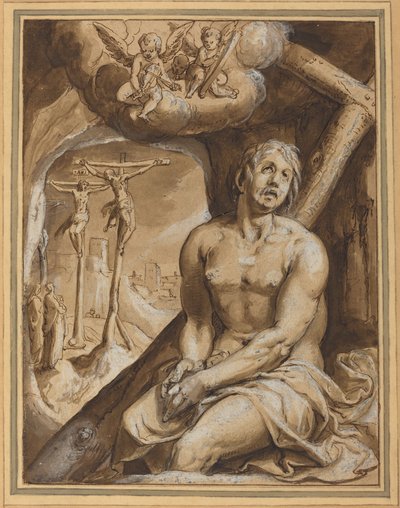 Il buon ladrone da Karel van Mander I