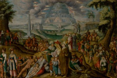 La confusione delle lingue da Karel van Mander the Elder