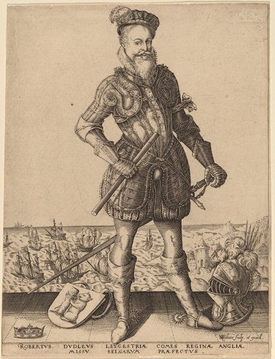 Robert Dudley, Conte di Leicester da Karel van Sichem after Christoffel
