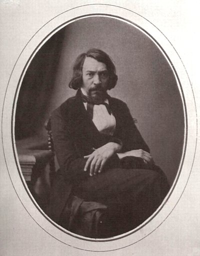 Aleksey Stepanovich Khomyakov, poeta religioso russo, c1858 da Karl August Bergner