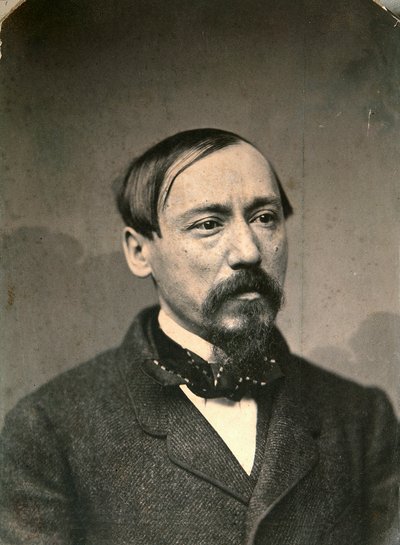 Nikolay Nekrasov, poeta e editore russo da Karl August Bergner