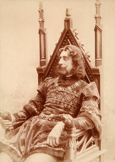 Granduca Costantino Costantinovich di Russia come Amleto, 1900 da Karl August Fischer