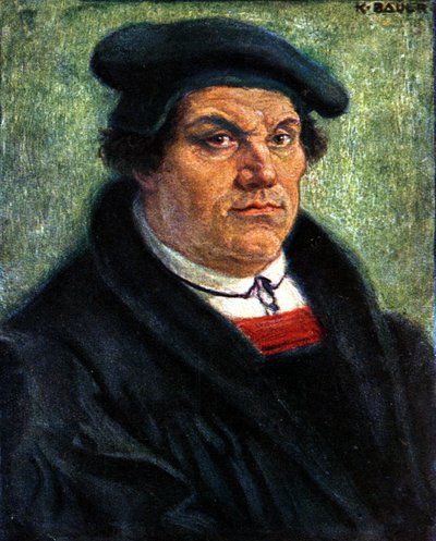 Martin Lutero di Karl da Karl Bauer