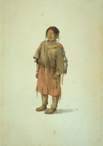 Ragazza Piedi Neri da Karl Bodmer