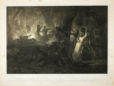 La liberazione delle figlie di Daniel Boone e Callaway, seconda tavola dell