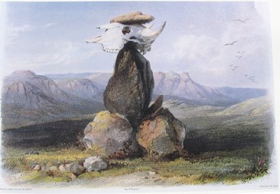 Karl Bodmer Pila magica degli indiani Assinboin da Karl Bodmer