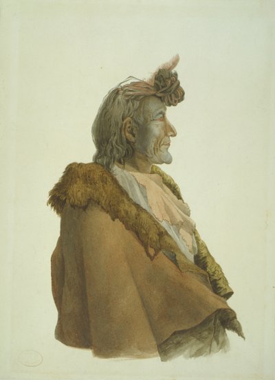 Pioch-Ki?iu, un uomo Piedi Neri Piegan da Karl Bodmer
