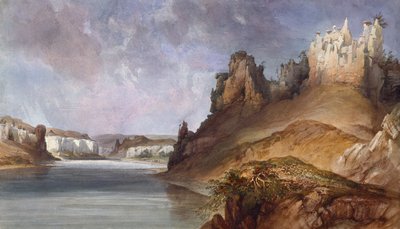 Veduta delle mura di pietra sull