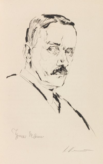 Ritratto di Thomas Mann 1875-1955, 1924 da Karl Dannemann