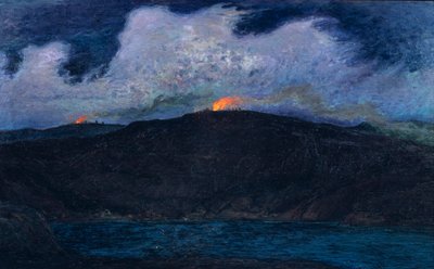 Falò di mezza estate in tempo tempestoso da Karl Fredrick Nordstrom