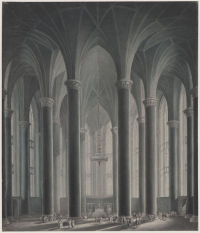 La residenza di un principe. Veduta interna da Karl Friedrich Schinkel