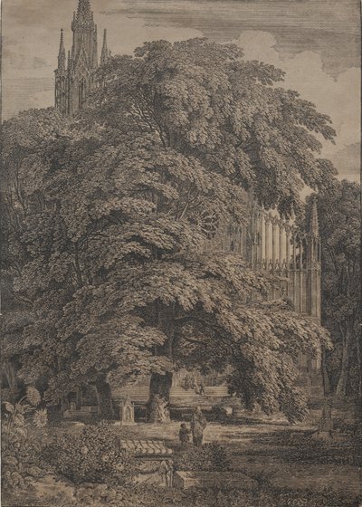 Chiesa Gotica tra le Querce da Karl Friedrich Schinkel