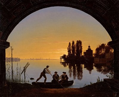 Le rive della Sprea vicino a Stralau da Karl Friedrich Schinkel