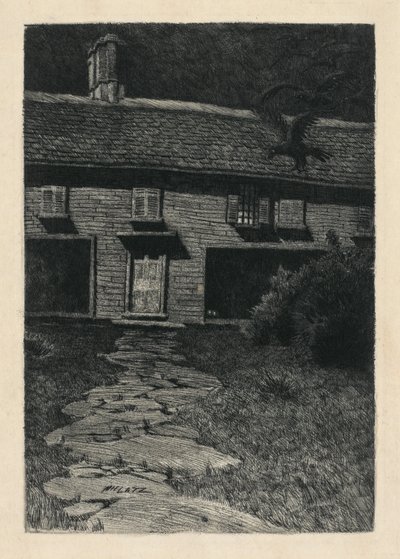 La casa della strega a Salem da Karl Friedrich Wilhelm Mielatz