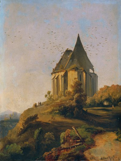 Rovine della chiesa da Karl Geyling