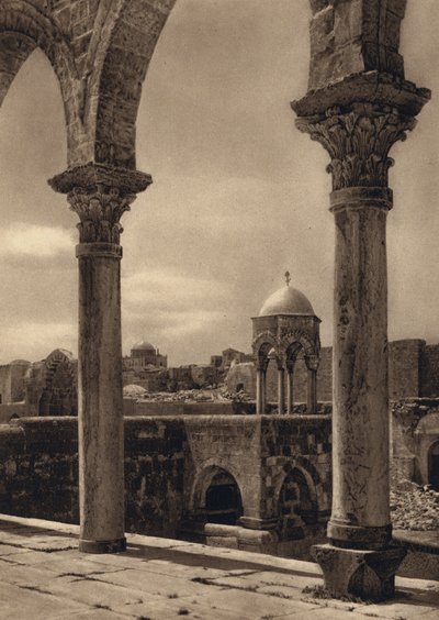 Gerusalemme, arcate nel luogo del Tempio da Karl Grober