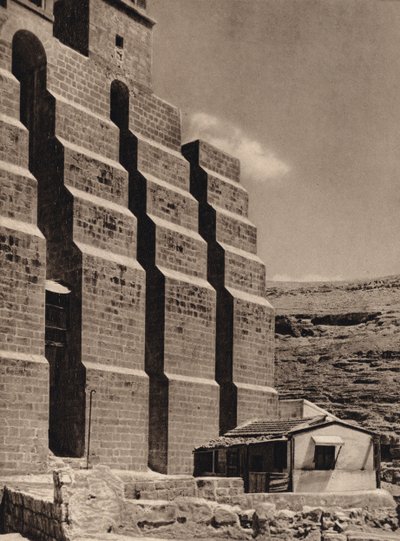 Mar Saba, Contrafforti della Chiesa del Monastero da Karl Grober