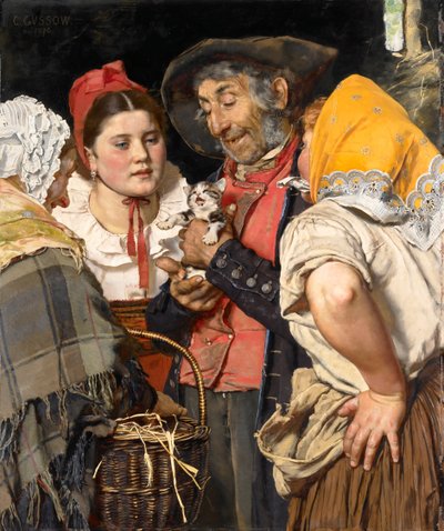 Il tesoro del vecchio (Das Kätzchen) da Karl Gussow
