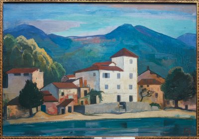 Paesaggio ticinese da Karl Hofer