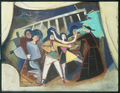 spettatori da Karl Hofer