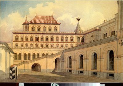 Il palazzo Terem nel Cremlino di Mosca da Karl Ivanovich Rabus