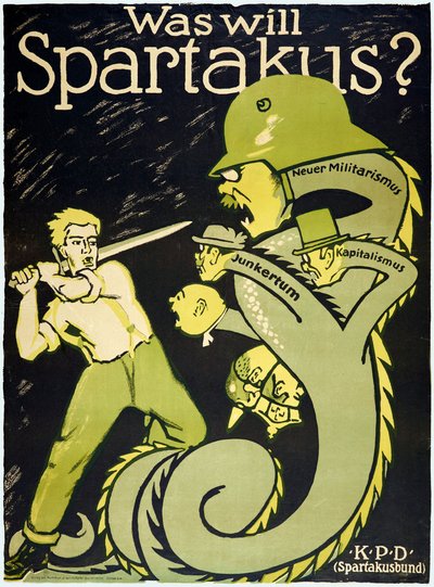 Rivoluzione tedesca 1918-1919 La Lega Spartachista (Spartakusbund) da Karl Jakob Hirsch