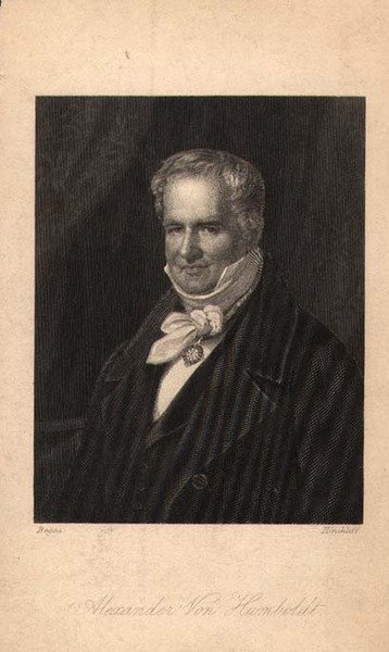 Alexander von Humboldt (1769-1859), inciso da Hinchliff da Karl Joseph (after) Begas
