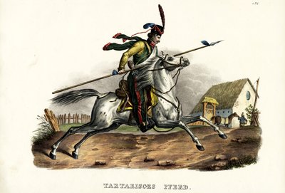 Cavallo tartaro, 1824 da Karl Joseph Brodtmann