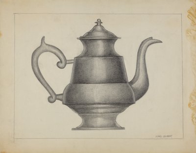 Teiera di peltro da Karl Joubert