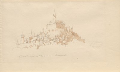 Castello di Lindenfels vicino a Weinheim nell